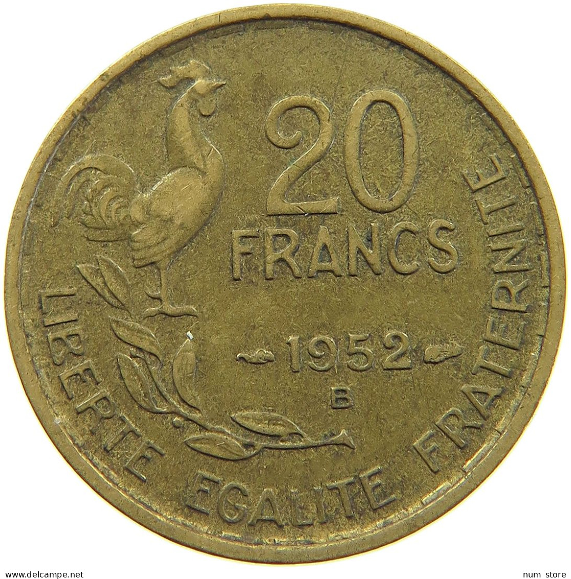 FRANCE 20 FRANCS 1952 B #c067 0305 - 20 Francs