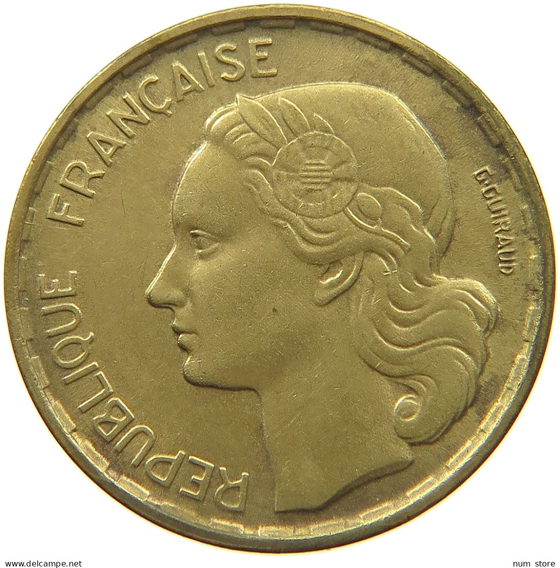 FRANCE 20 FRANCS 1952 #s080 0525 - 20 Francs