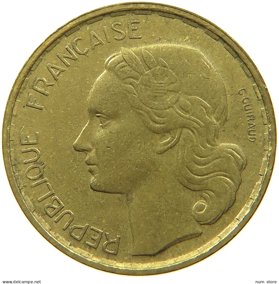 FRANCE 20 FRANCS 1951 B #s080 0529 - 20 Francs