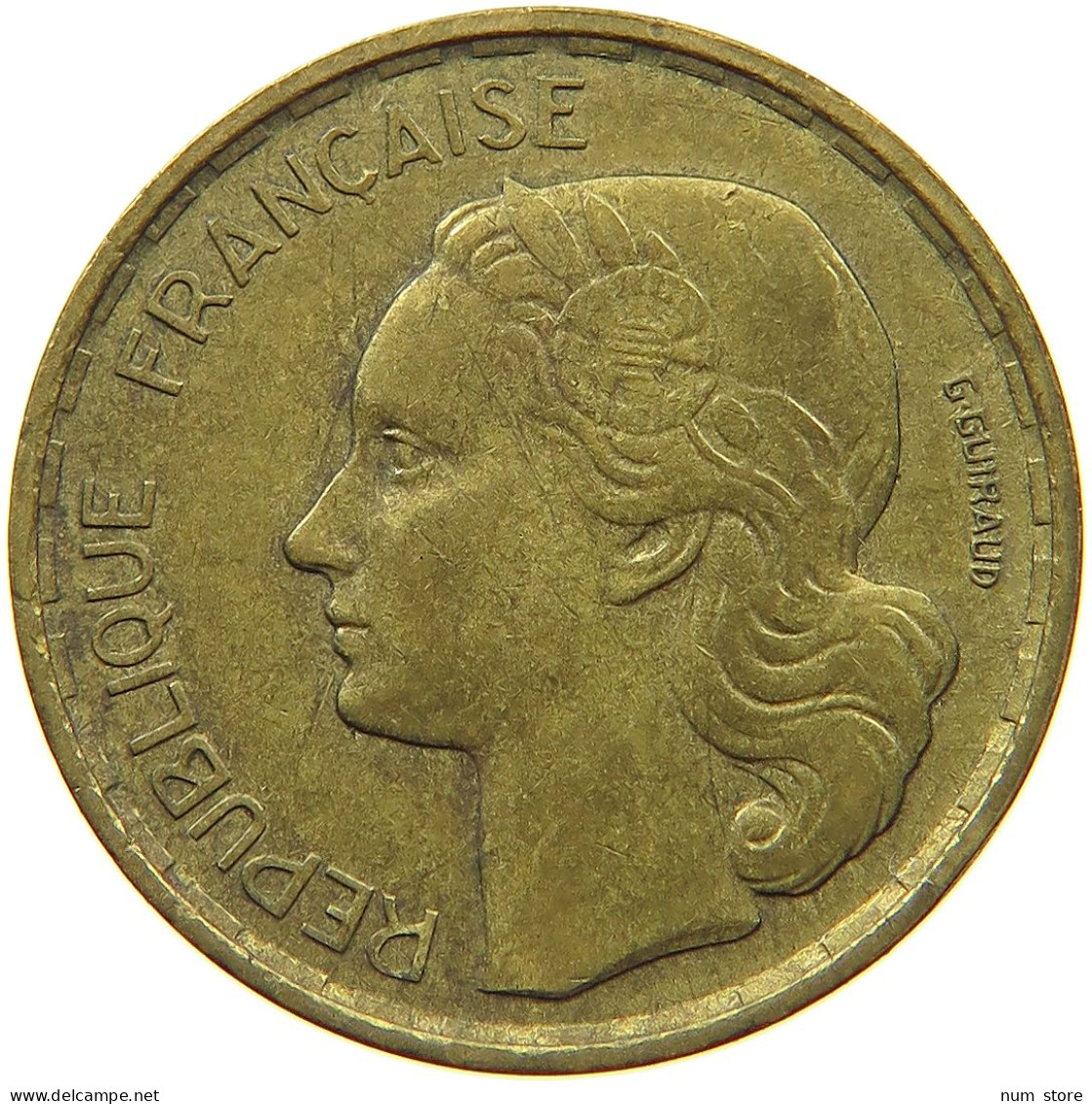 FRANCE 20 FRANCS 1951 #s073 0615 - 20 Francs