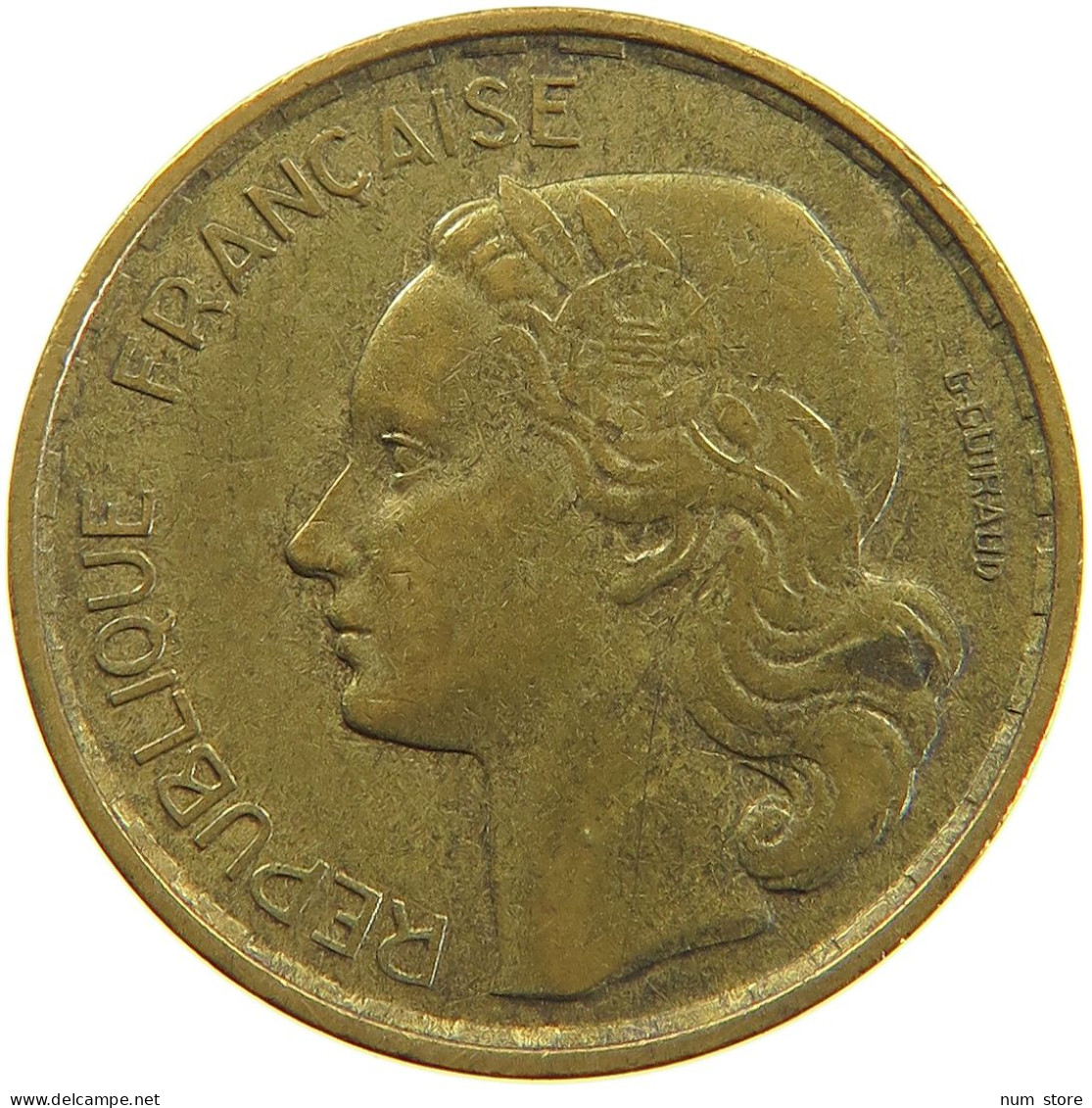 FRANCE 20 FRANCS 1951 #a094 0605 - 20 Francs