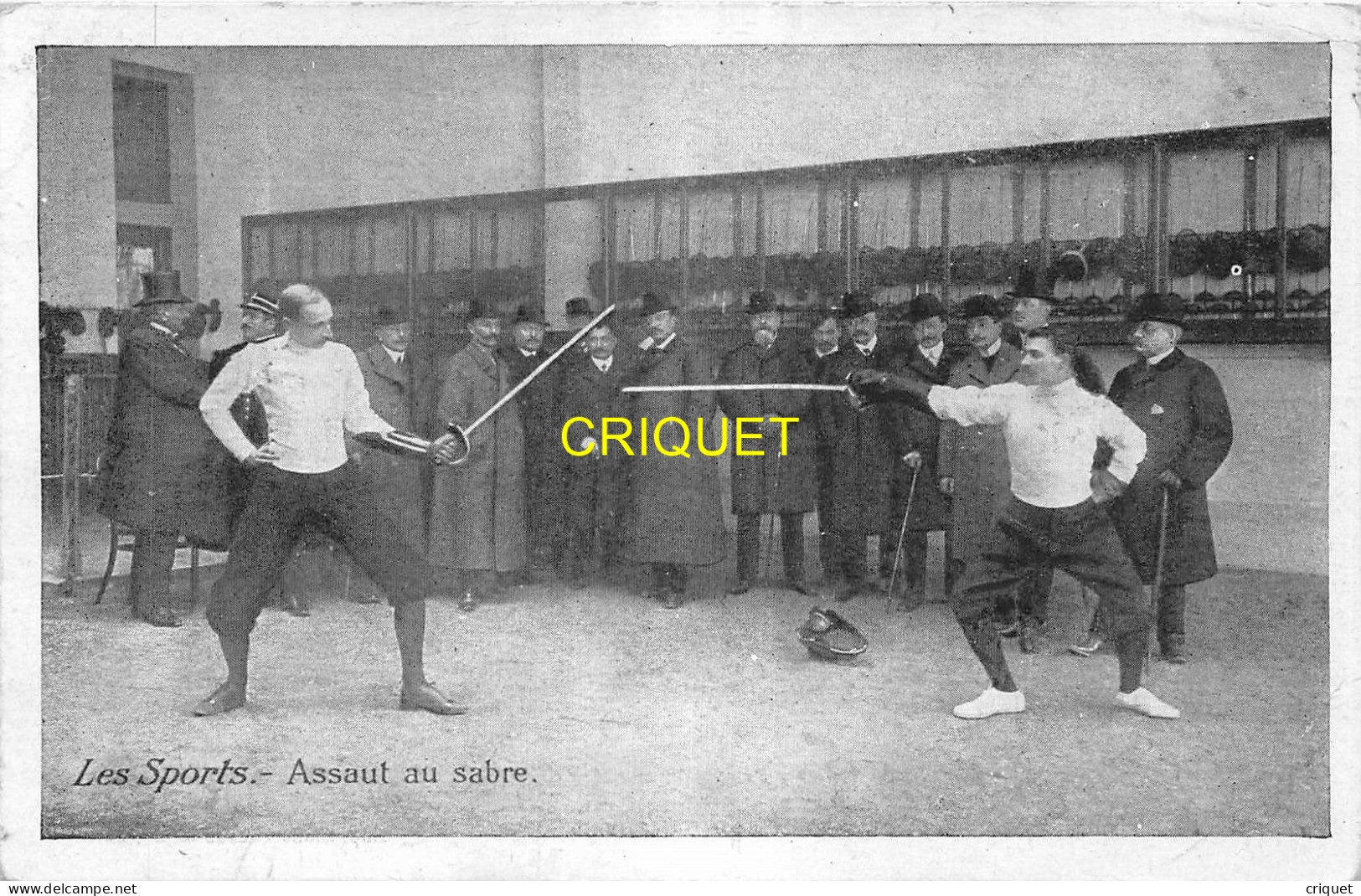 Escrime, Assaut Au Sabre - Schermen