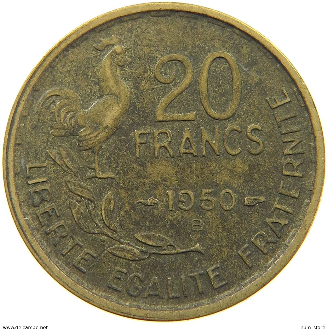 FRANCE 20 FRANCS 1950 B #c077 0081 - 20 Francs