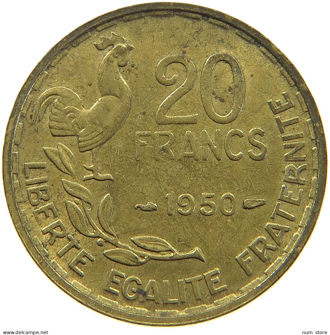 FRANCE 20 FRANCS 1950 #c067 0317 - 20 Francs