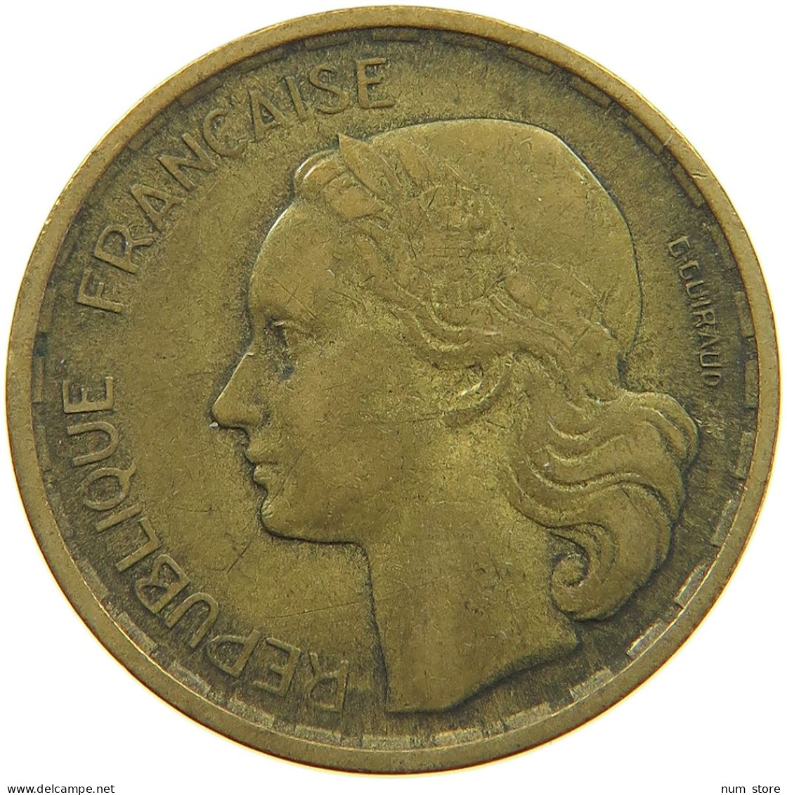 FRANCE 20 FRANCS 1950 #c077 0085 - 20 Francs