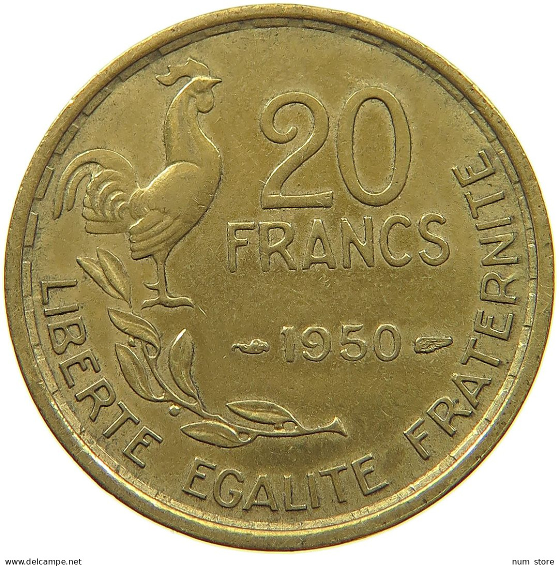 FRANCE 20 FRANCS 1950 #c075 0477 - 20 Francs