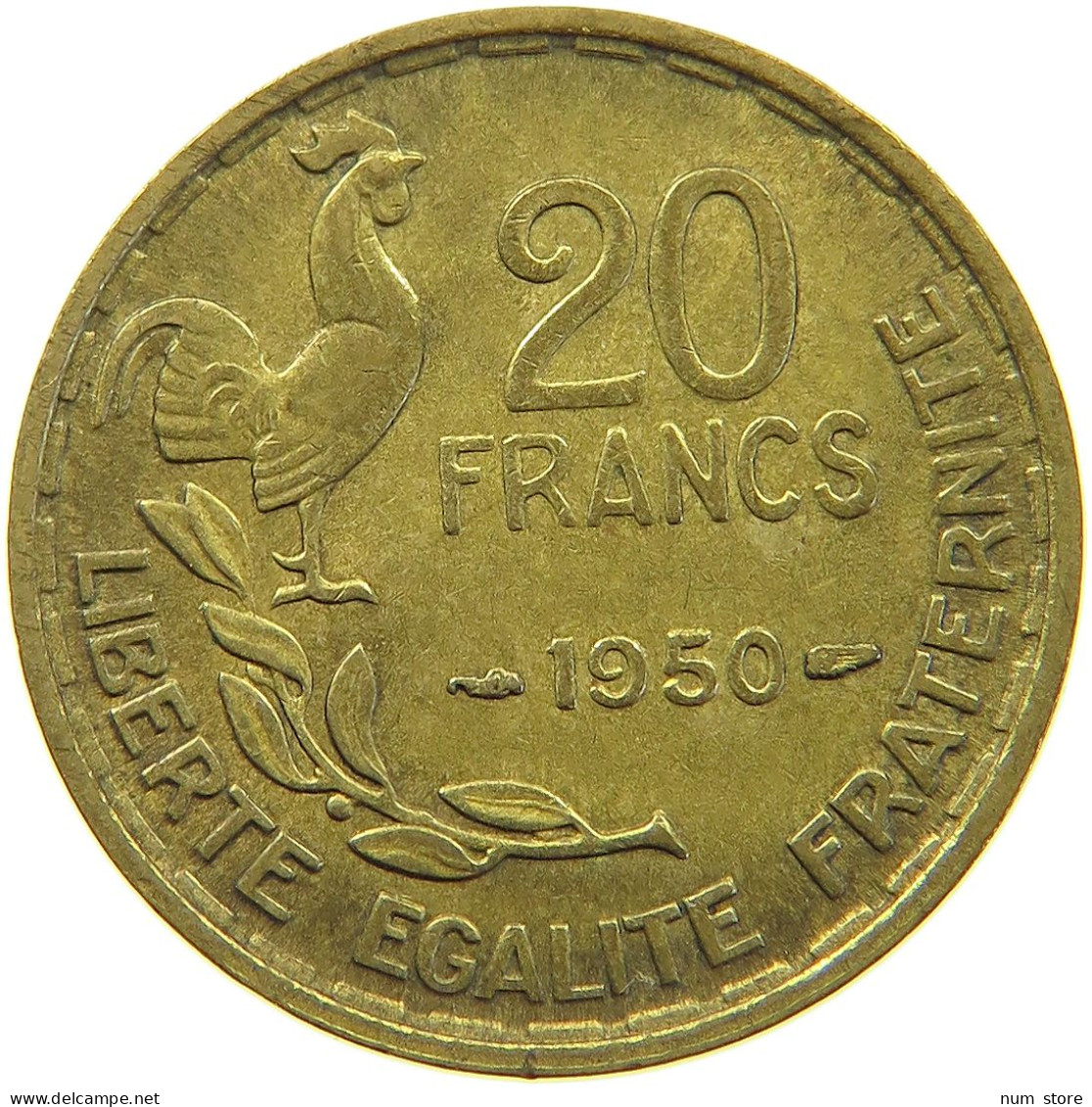 FRANCE 20 FRANCS 1950 #c067 0303 - 20 Francs