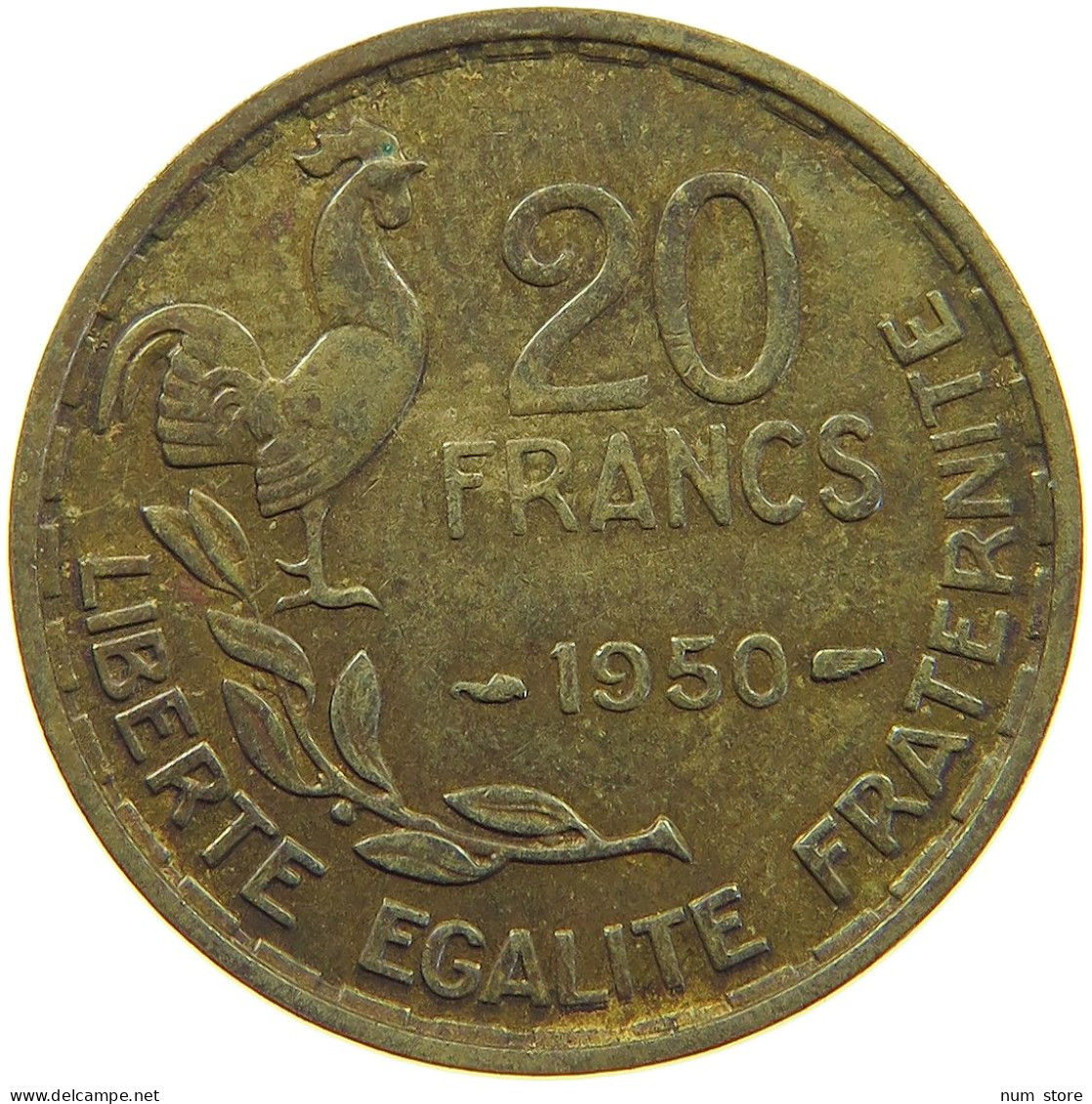 FRANCE 20 FRANCS 1950 #c067 0307 - 20 Francs