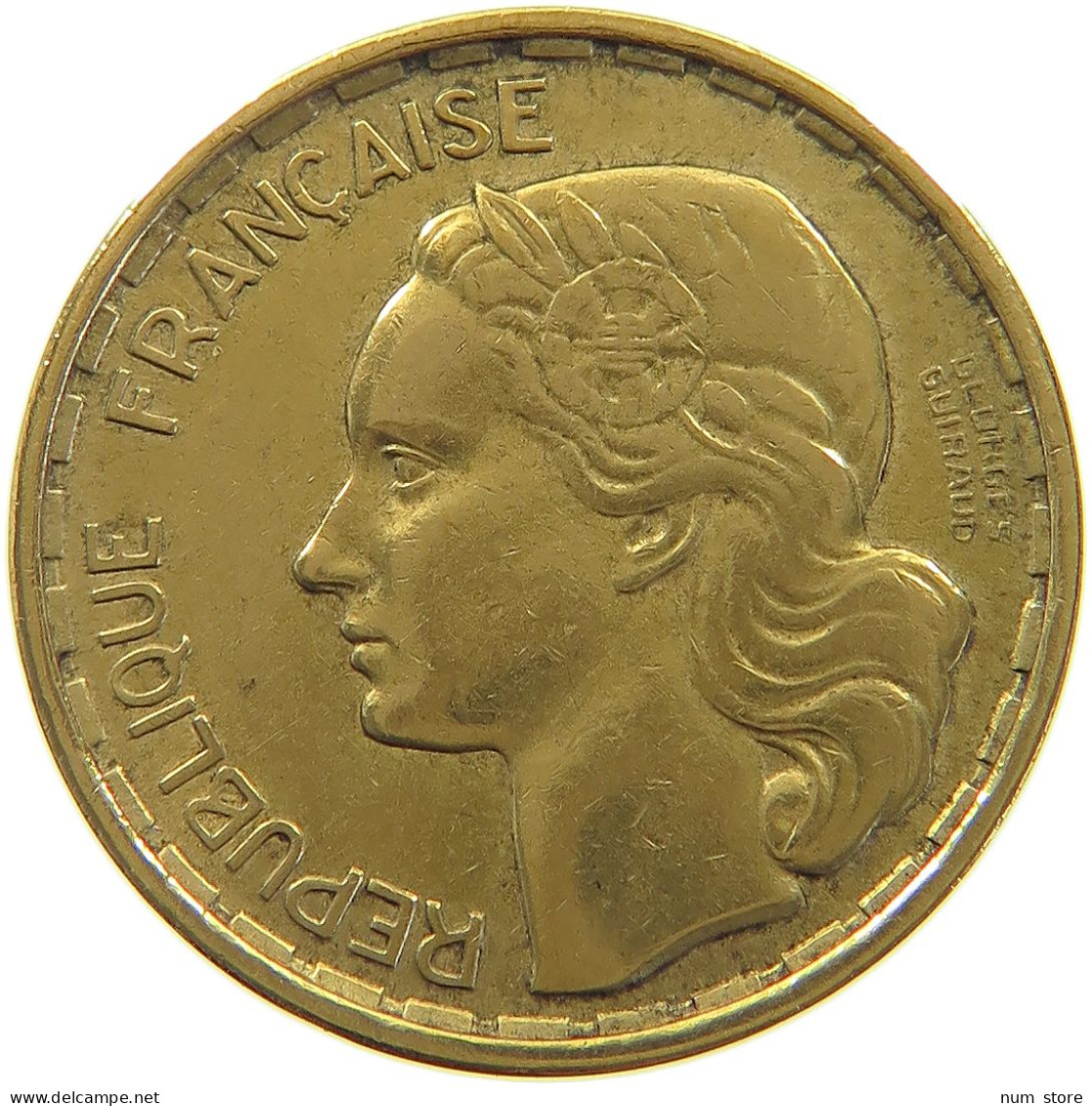 FRANCE 20 FRANCS 1950 #a069 0759 - 20 Francs