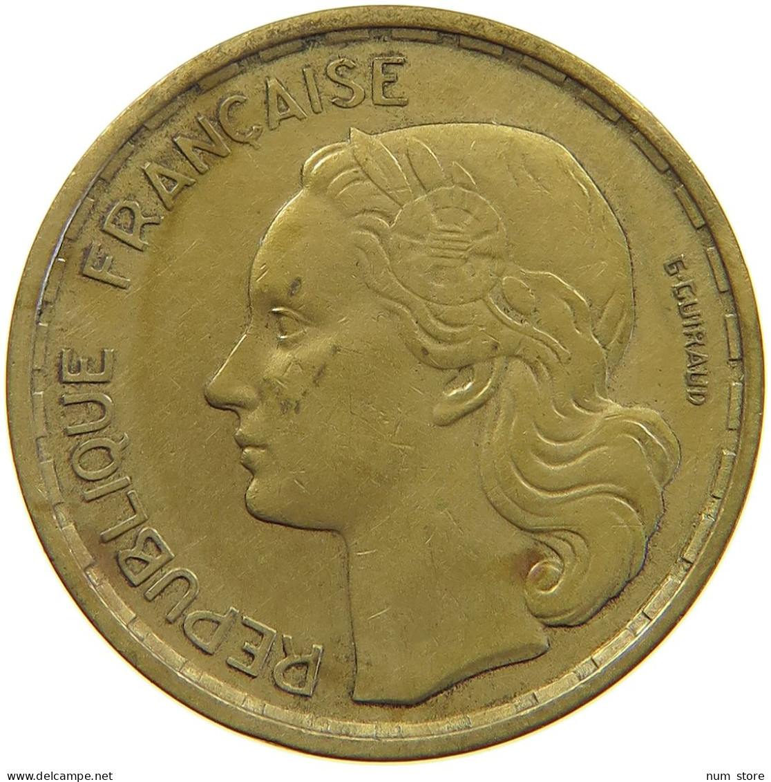 FRANCE 20 FRANCS 1950 #a060 0069 - 20 Francs