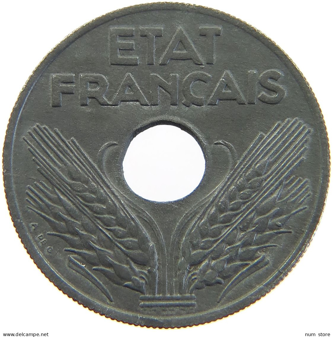 FRANCE 20 CENTIMES 1943 #a060 0319 - 20 Centimes