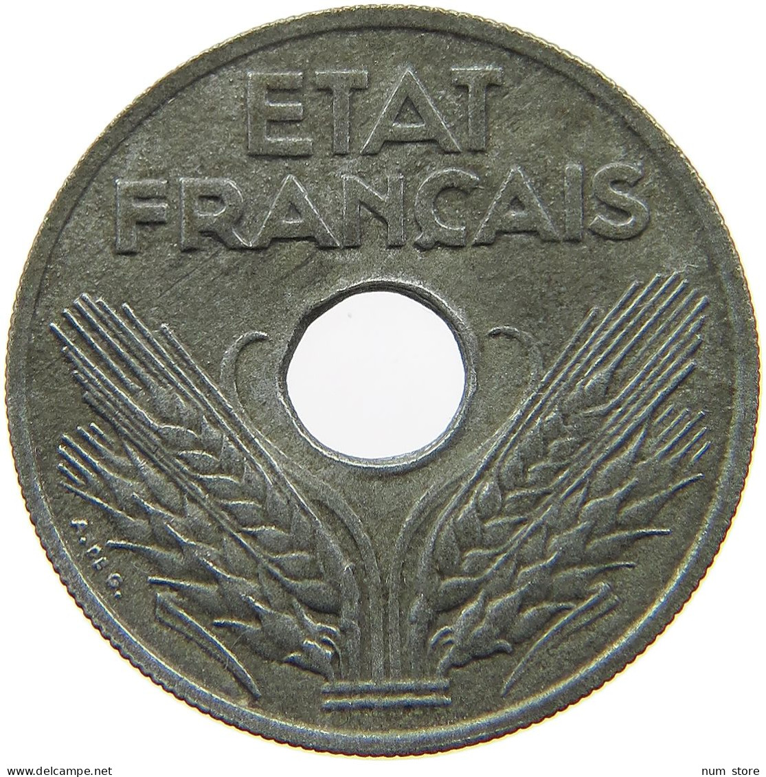 FRANCE 20 CENTIMES 1943 #a006 0205 - 20 Centimes