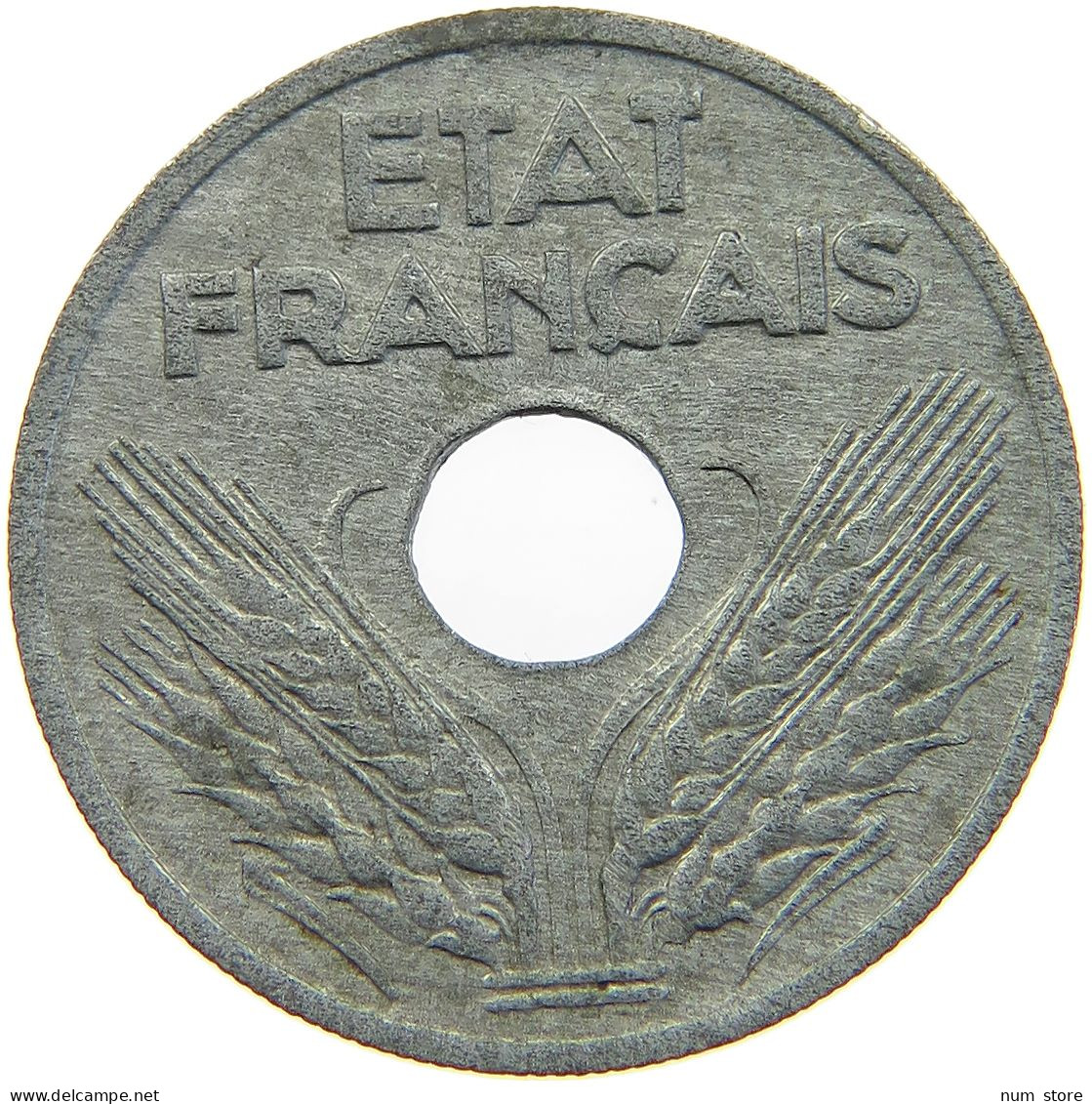 FRANCE 20 CENTIMES 1942 #a049 0513 - 20 Centimes