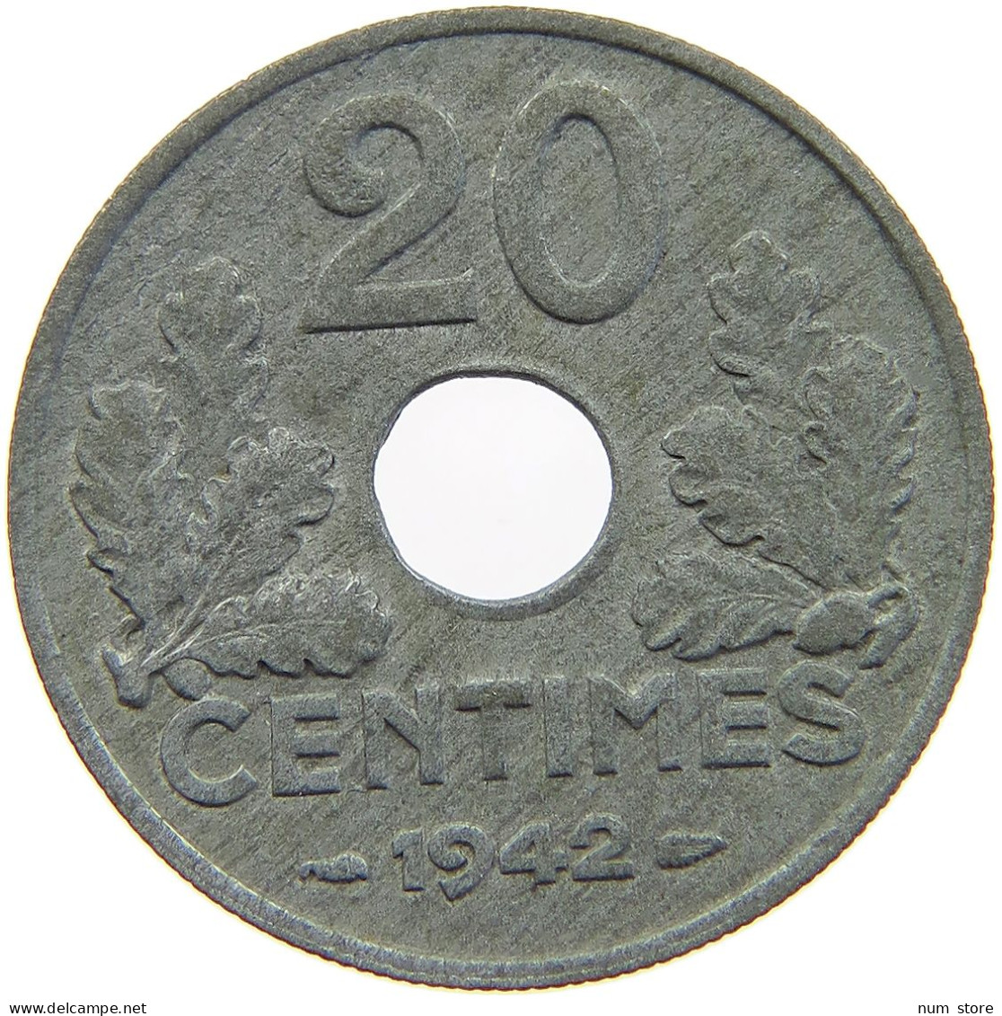 FRANCE 20 CENTIMES 1942 #c067 0087 - 20 Centimes
