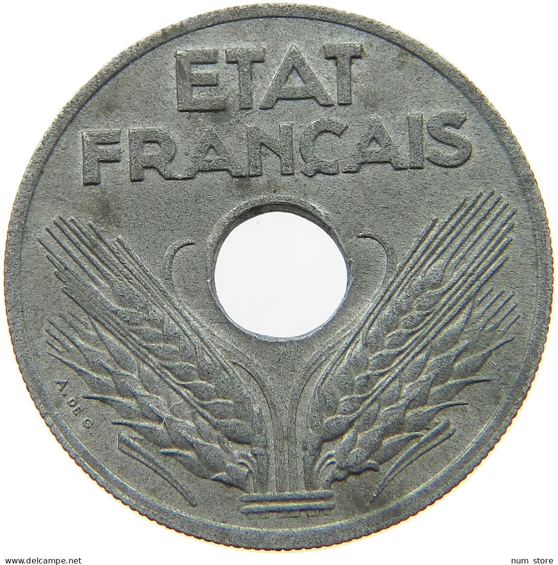 FRANCE 20 CENTIMES 1942 #a006 0191 - 20 Centimes