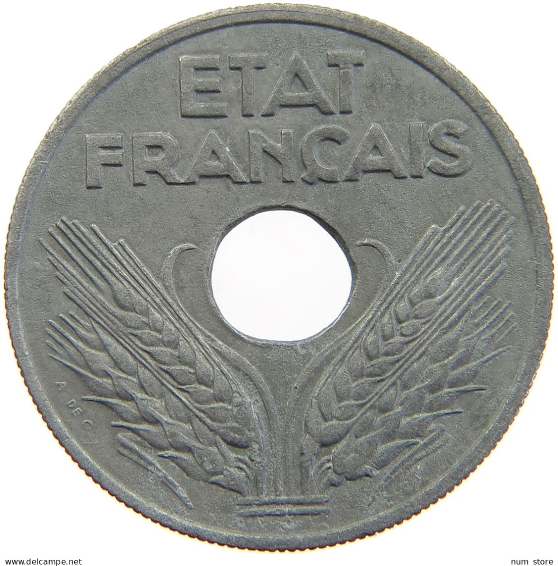 FRANCE 20 CENTIMES 1941 #a074 0421 - 20 Centimes