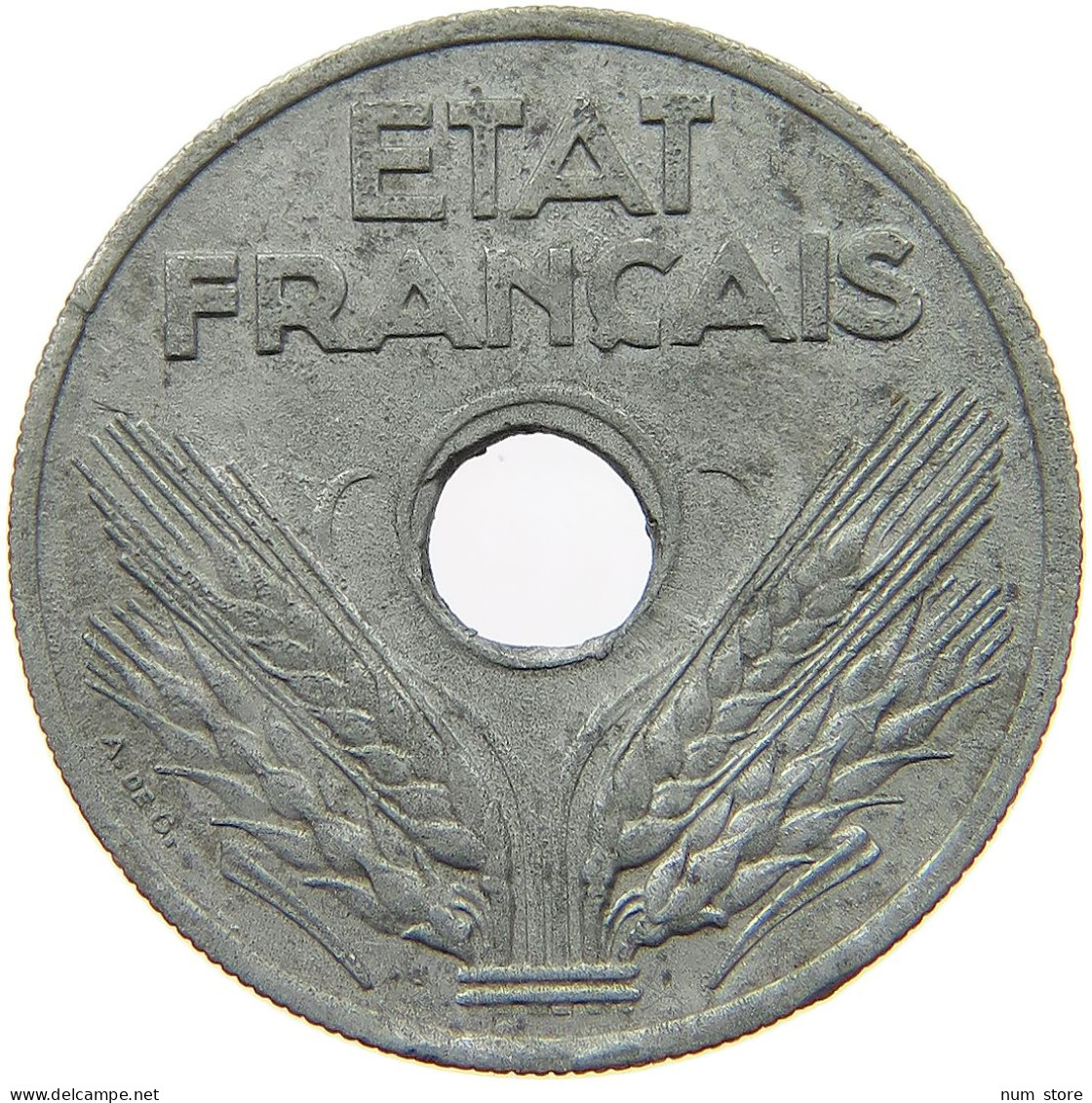 FRANCE 20 CENTIMES 1941 #a006 0227 - 20 Centimes