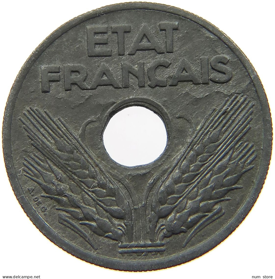 FRANCE 20 CENTIMES 1941 #a006 0211 - 20 Centimes