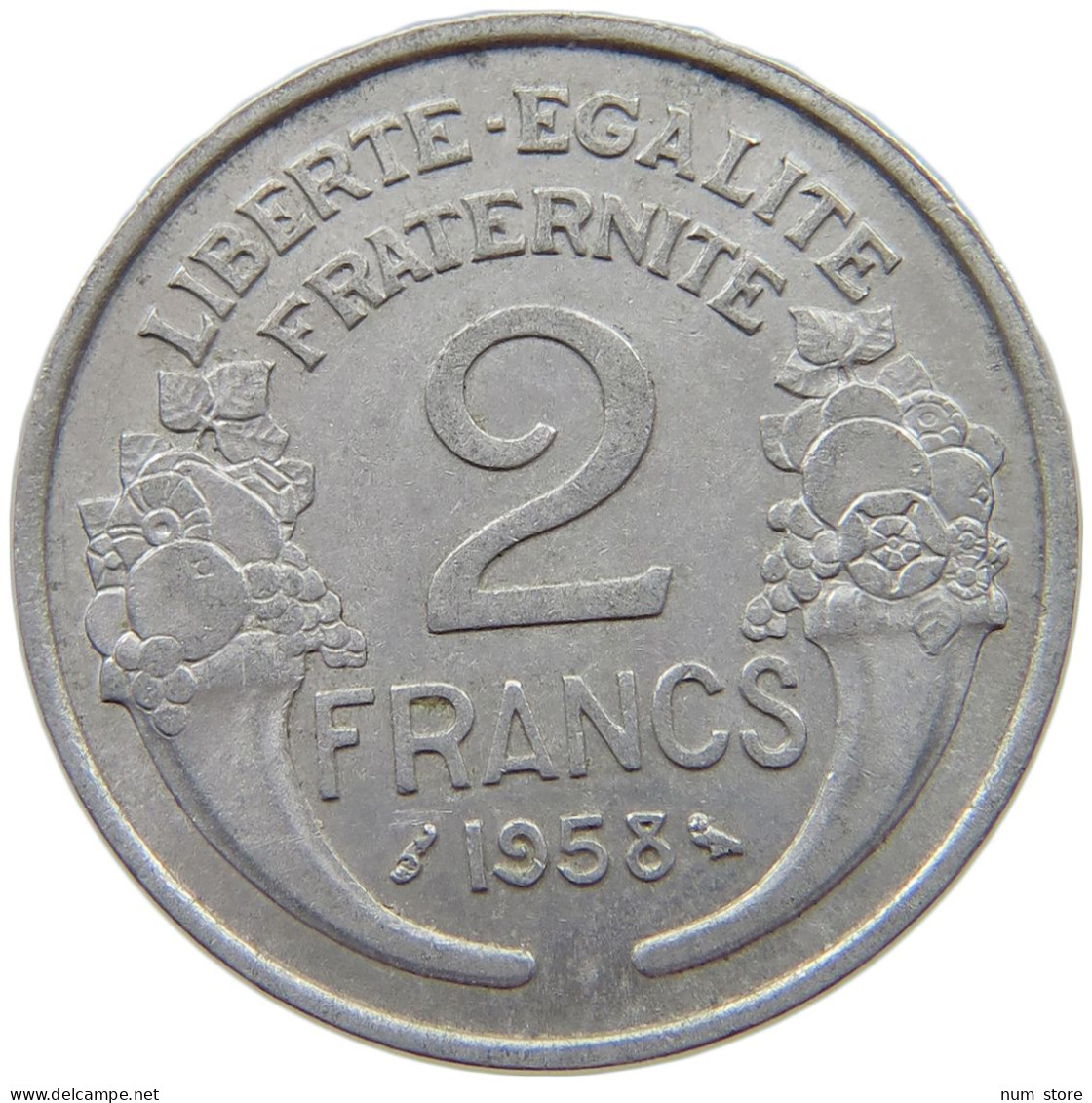 FRANCE 2 FRANCS 1958 #s068 0683 - 2 Francs