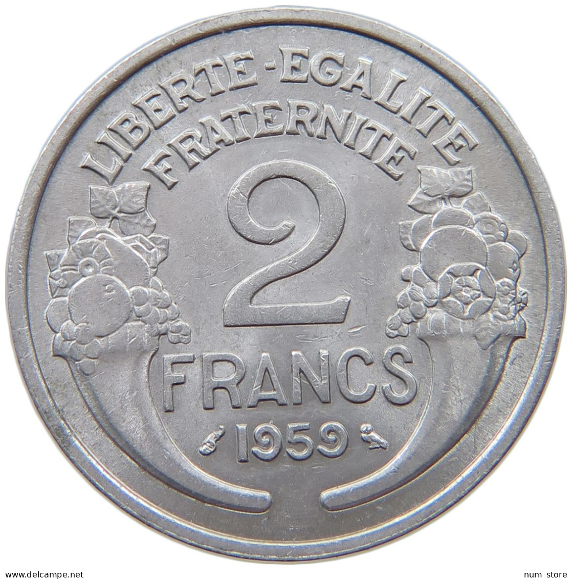 FRANCE 2 FRANCS 1959 #a022 0053 - 2 Francs