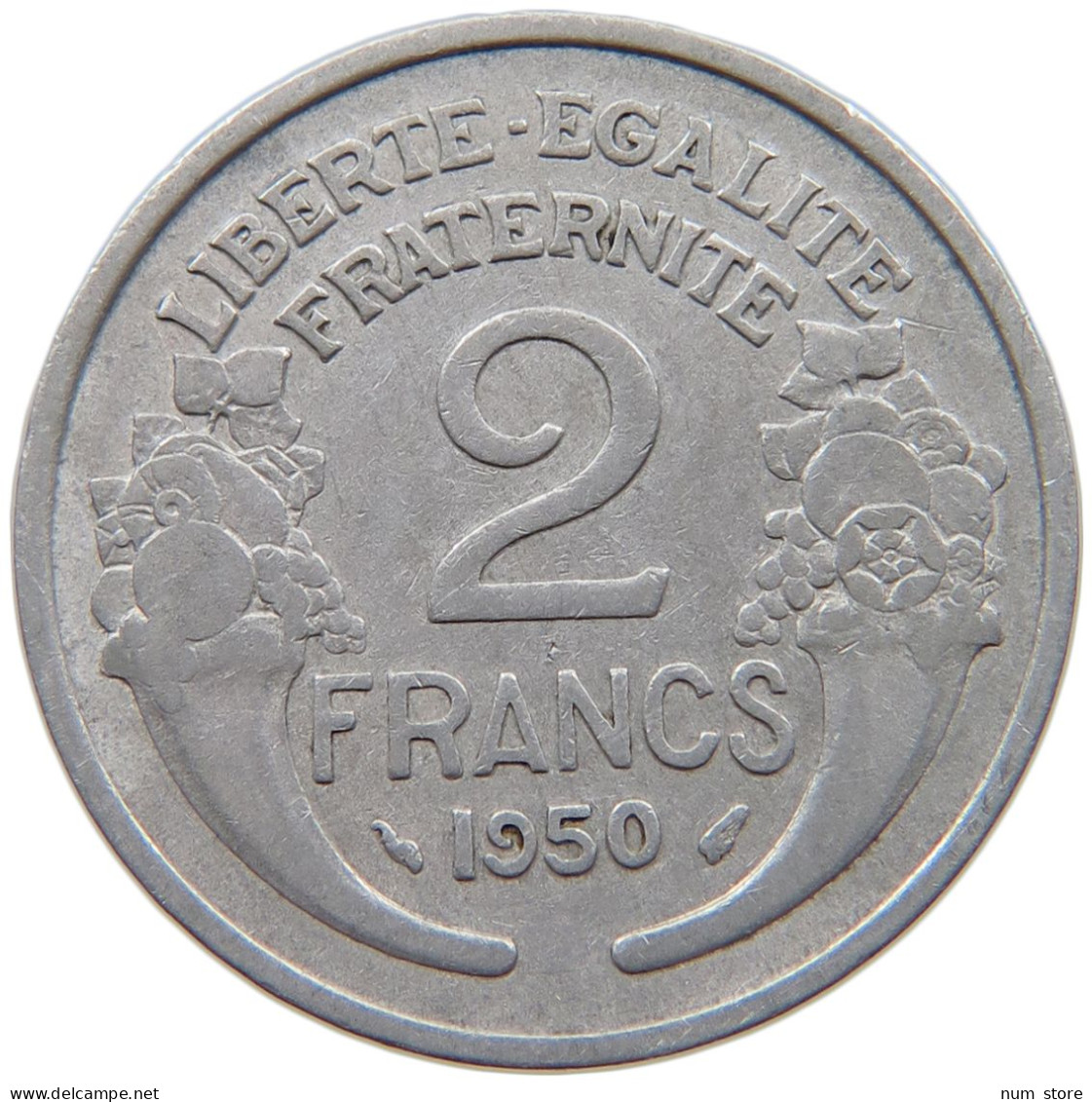 FRANCE 2 FRANCS 1950 #a060 0163 - 2 Francs