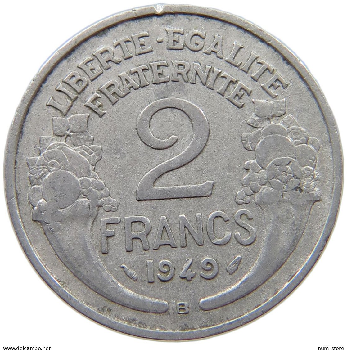 FRANCE 2 FRANCS 1949 B #s068 0685 - 2 Francs