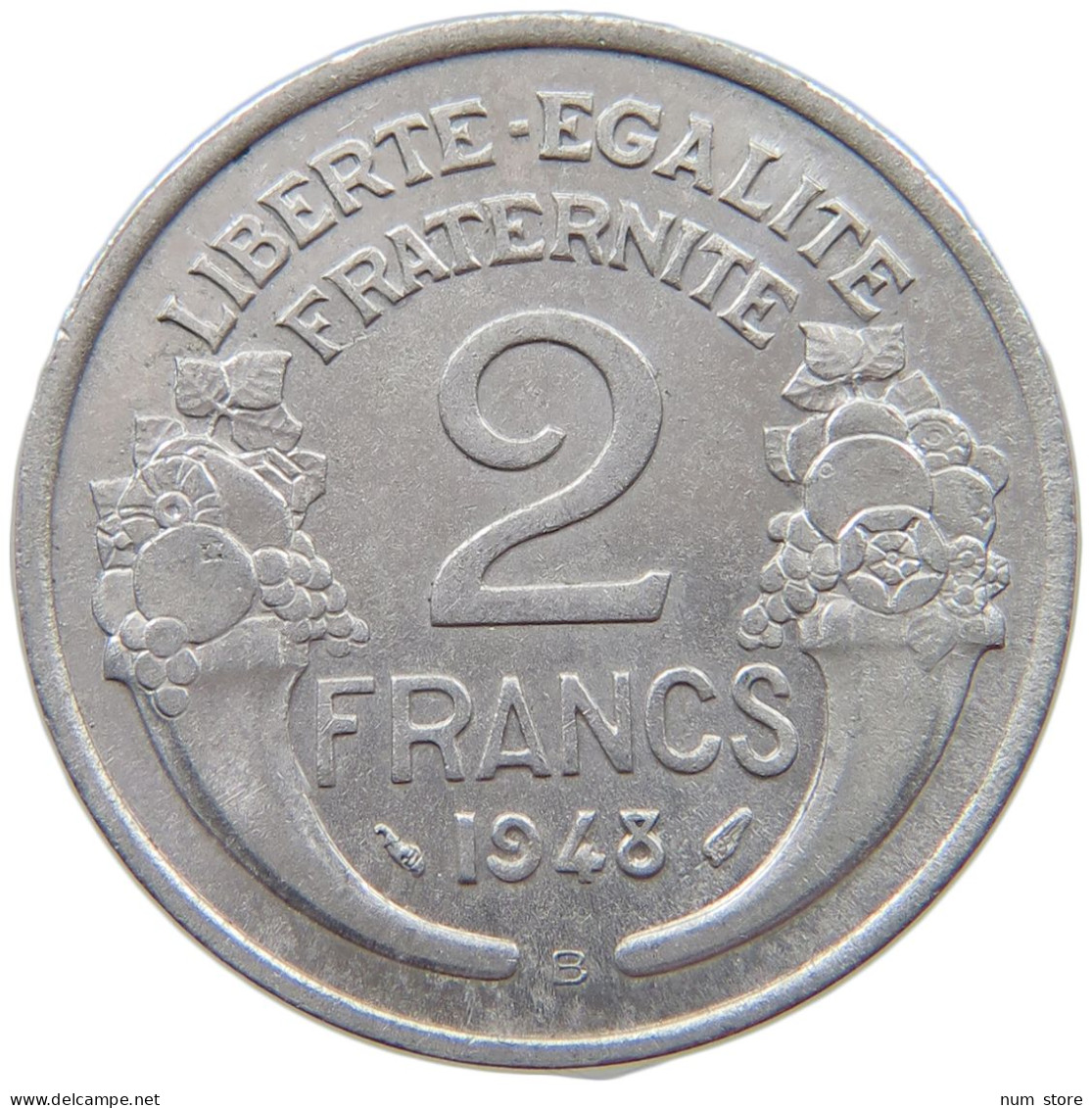 FRANCE 2 FRANCS 1948 B #s068 0699 - 2 Francs