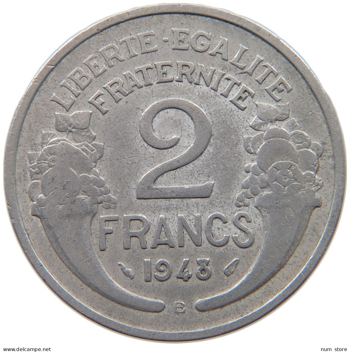 FRANCE 2 FRANCS 1948 B #c078 0431 - 2 Francs