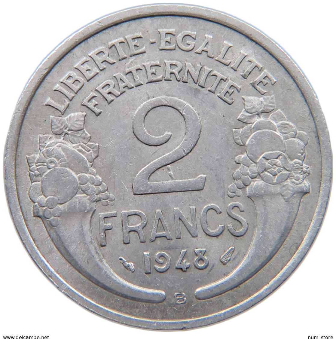 FRANCE 2 FRANCS 1948 B #c007 0409 - 2 Francs