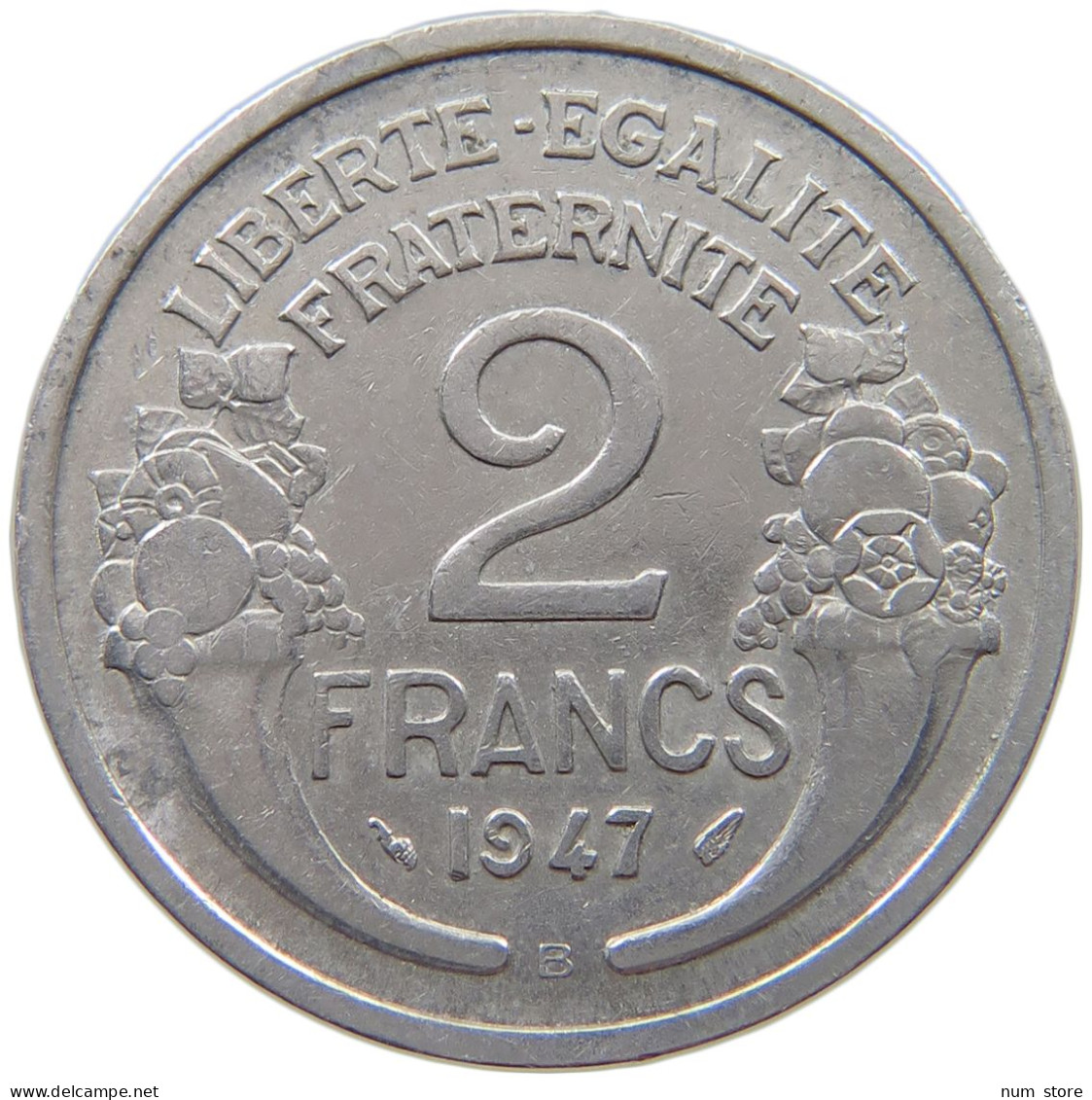 FRANCE 2 FRANCS 1947 B #s068 0709 - 2 Francs