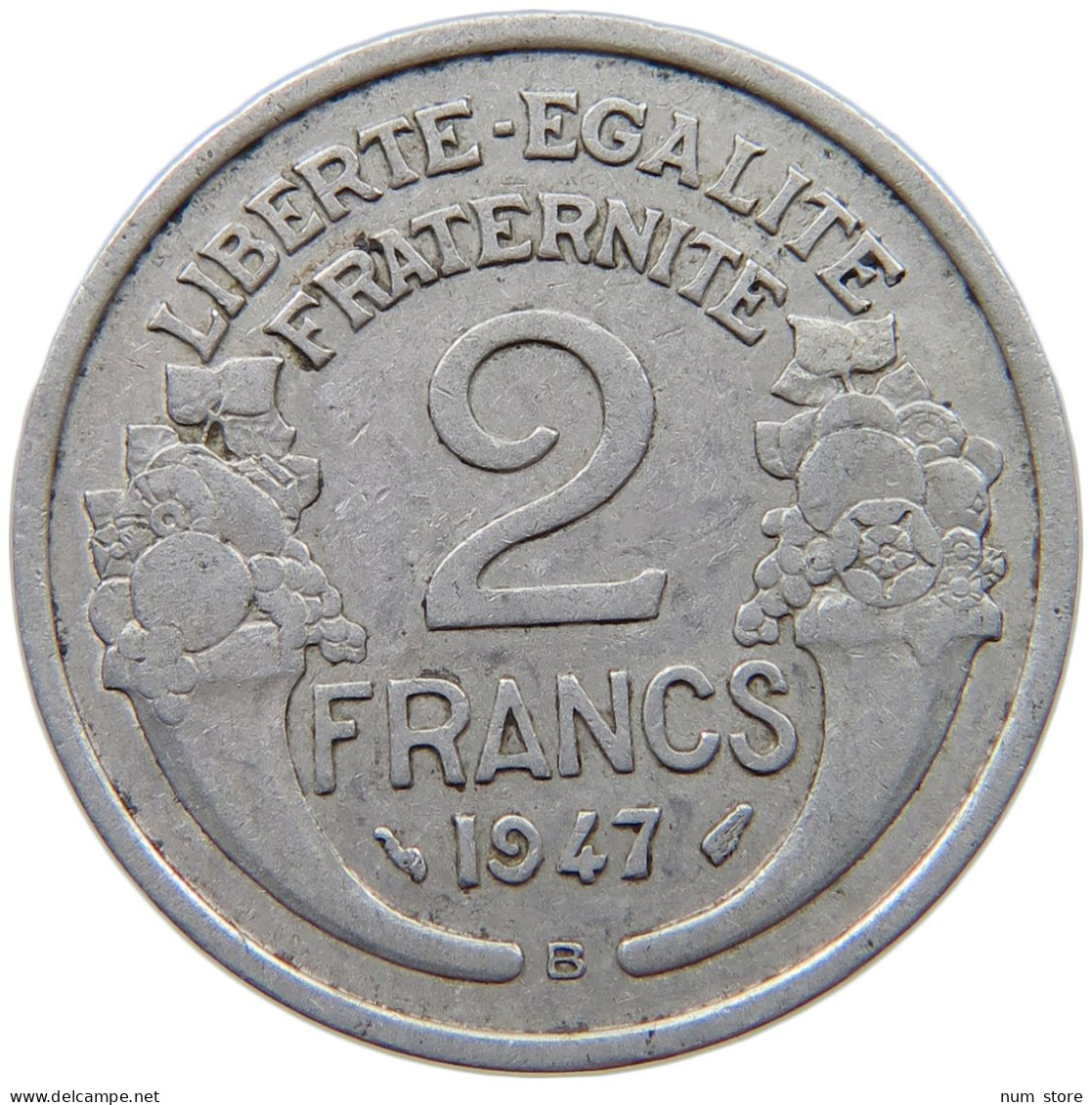 FRANCE 2 FRANCS 1947 B #c061 0185 - 2 Francs
