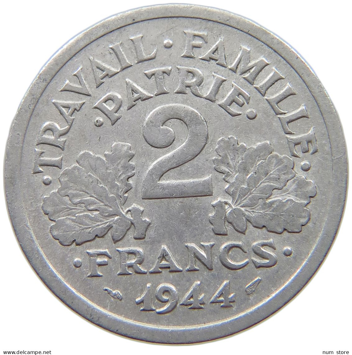 FRANCE 2 FRANCS 1944 C #s068 0705 - 2 Francs