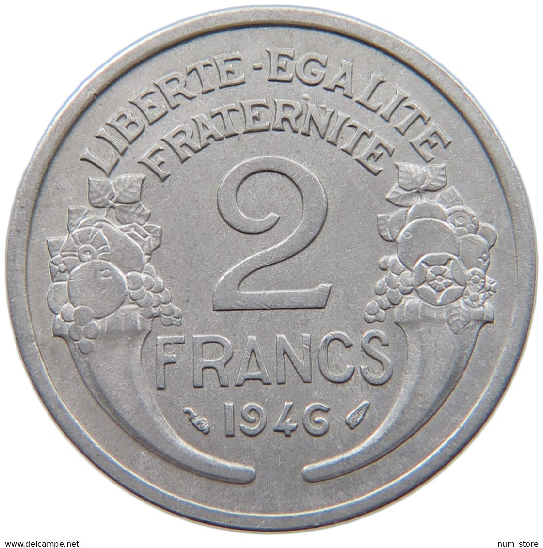 FRANCE 2 FRANCS 1946 #a060 0161 - 2 Francs