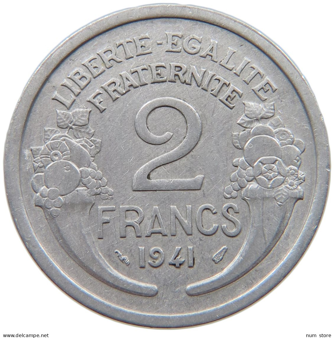 FRANCE 2 FRANCS 1941 #a060 0173 - 2 Francs