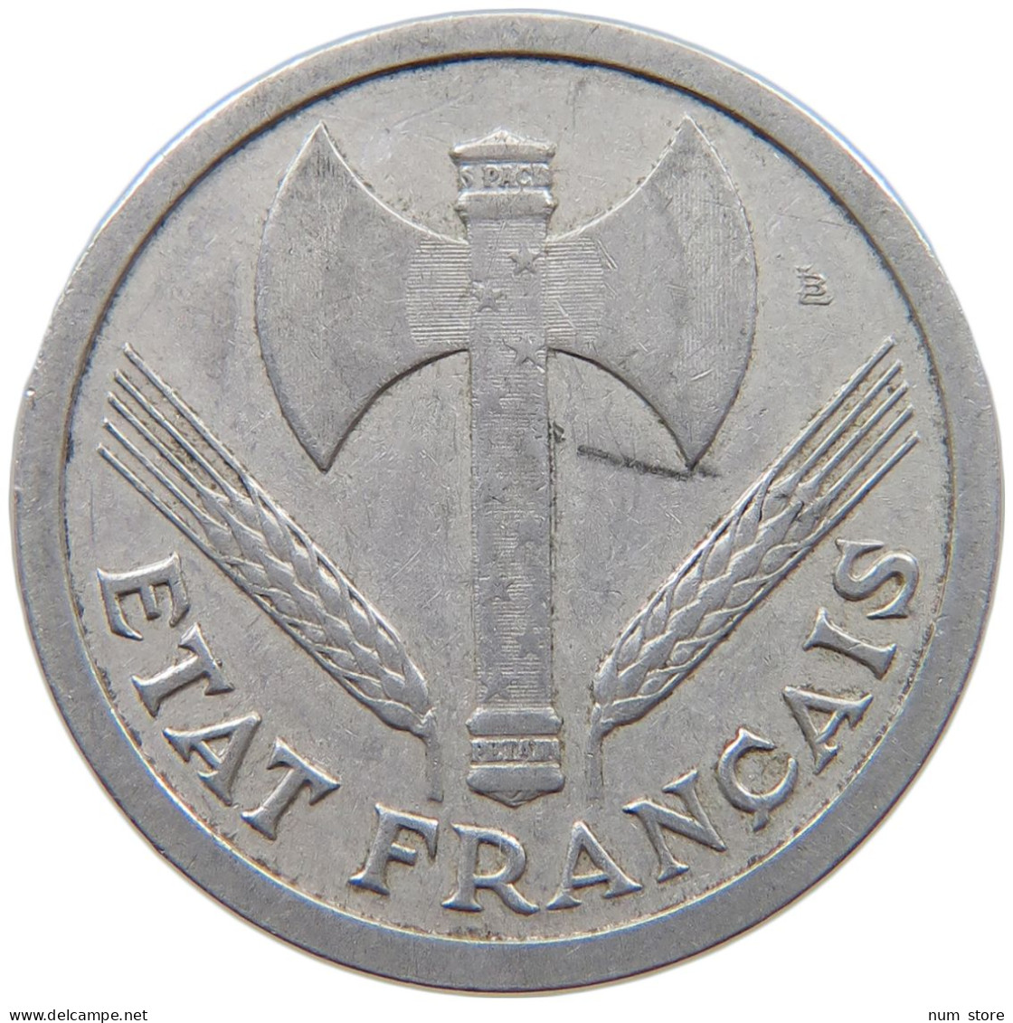 FRANCE 2 FRANCS 1943 #s069 0063 - 2 Francs