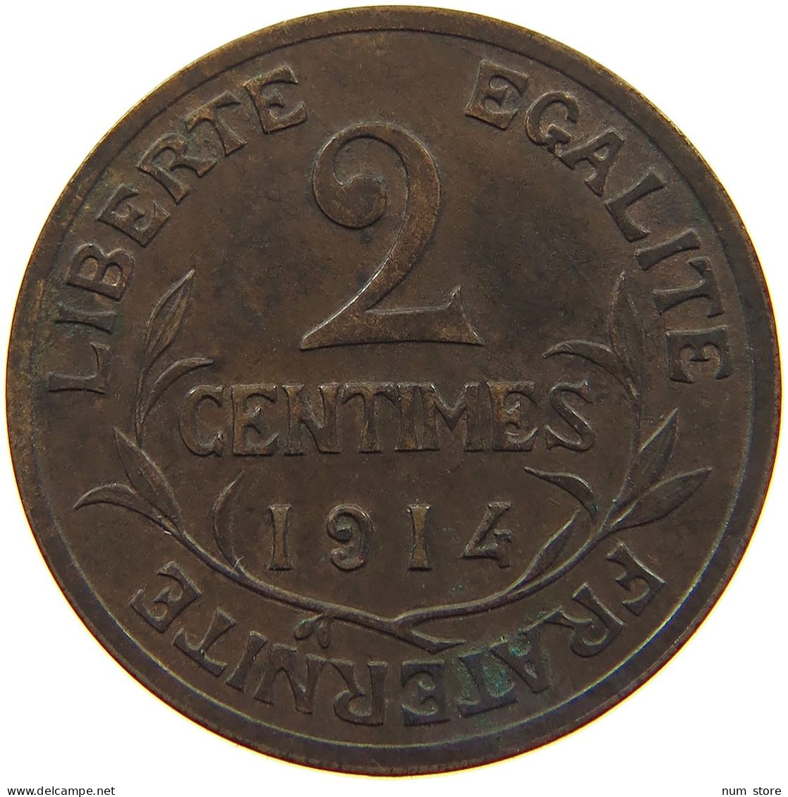 FRANCE 2 CENTIMES 1914 #c006 0187 - 2 Centimes