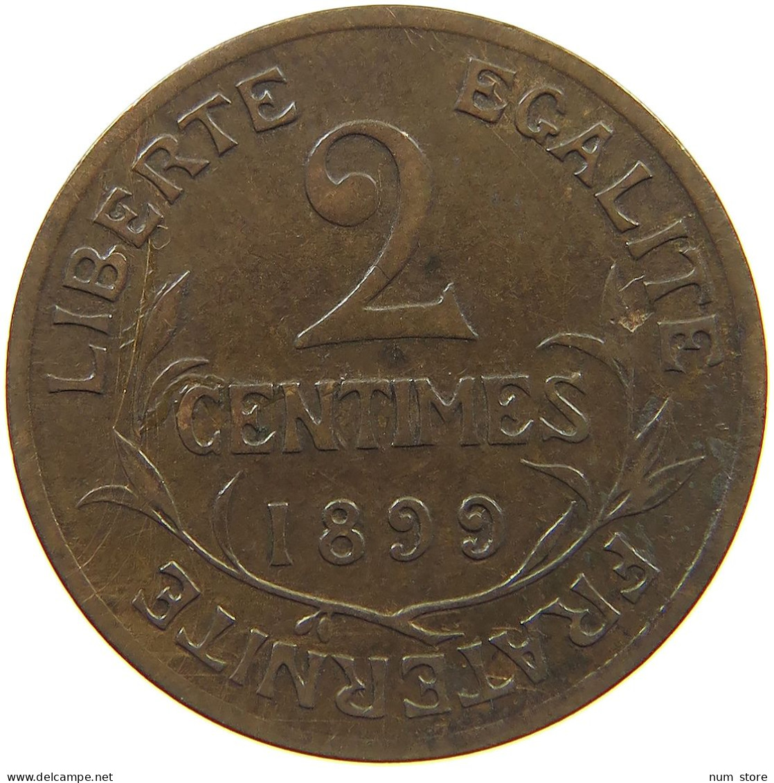 FRANCE 2 CENTIMES 1899 #c022 0505 - 2 Centimes