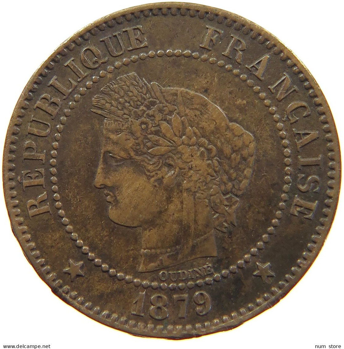 FRANCE 2 CENTIMES 1879 A #c062 0227 - 2 Centimes