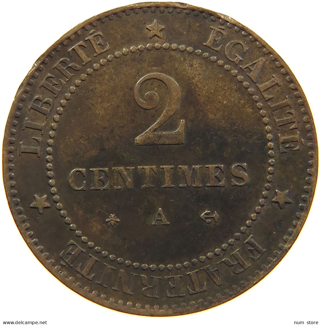 FRANCE 2 CENTIMES 1879 A #c062 0227 - 2 Centimes