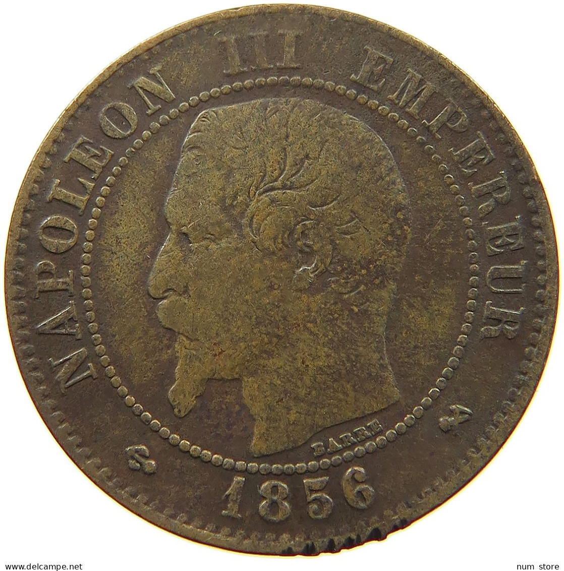 FRANCE 2 CENTIMES 1856 B #a012 0545 - 2 Centimes