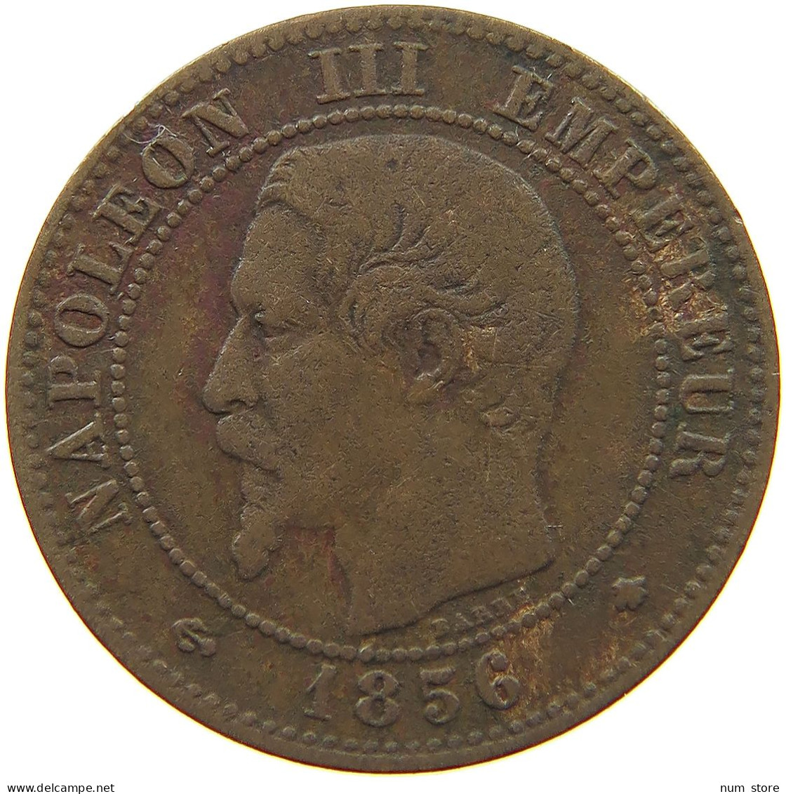 FRANCE 2 CENTIMES 1856 BB #a012 0555 - 2 Centimes