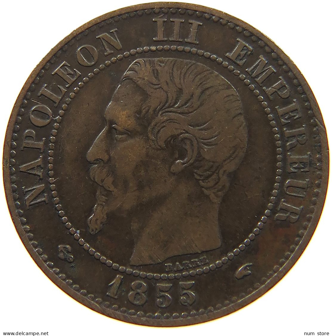 FRANCE 2 CENTIMES 1855 A #c022 0441 - 2 Centimes