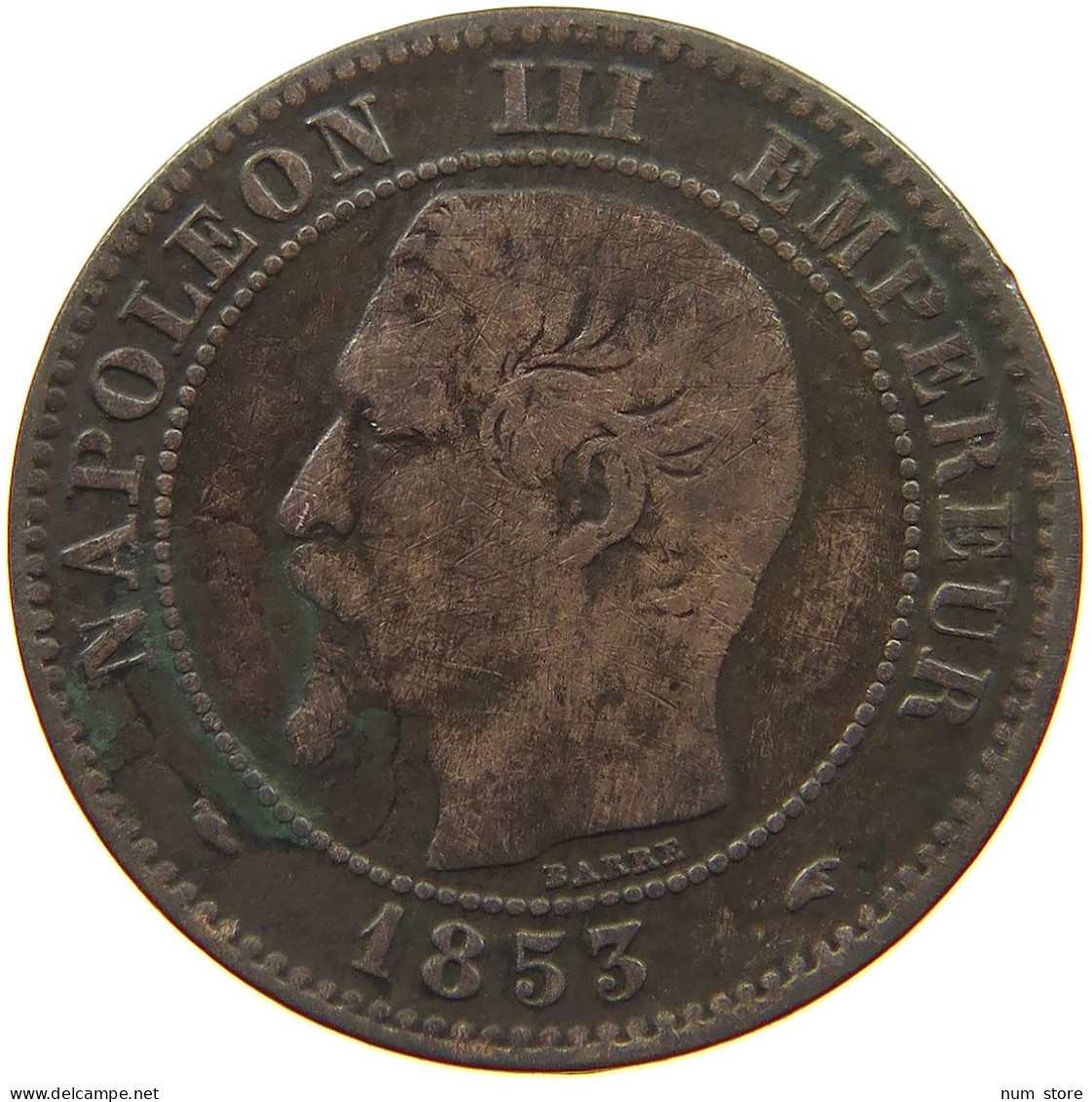 FRANCE 2 CENTIMES 1853 A #c083 0369 - 2 Centimes