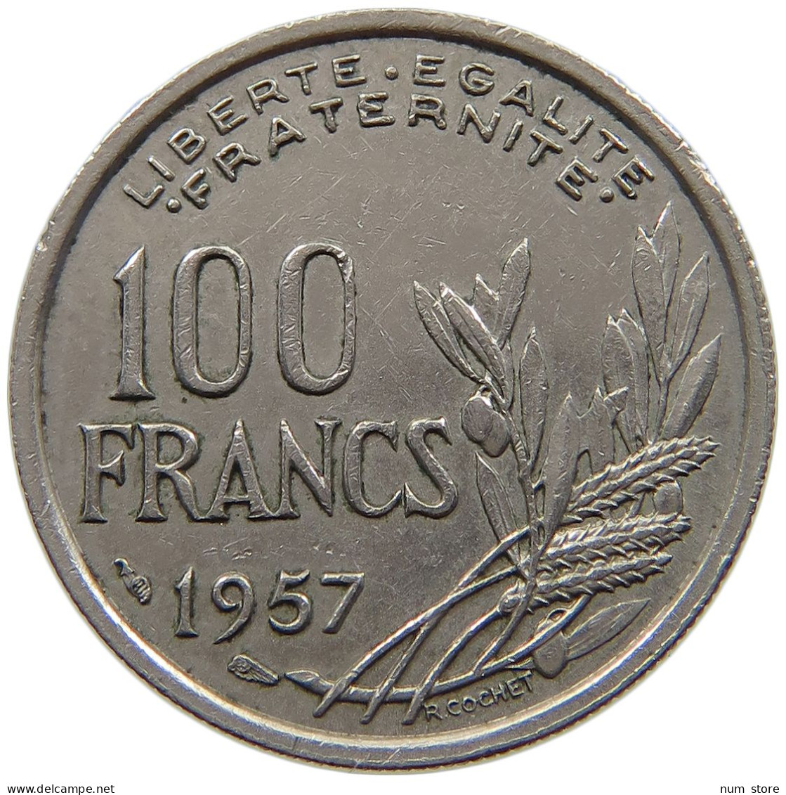 FRANCE 100 FRANCS 1957 #a089 0611 - 100 Francs