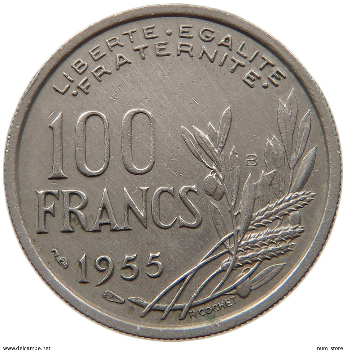 FRANCE 100 FRANCS 1955 B #c063 0329 - 100 Francs