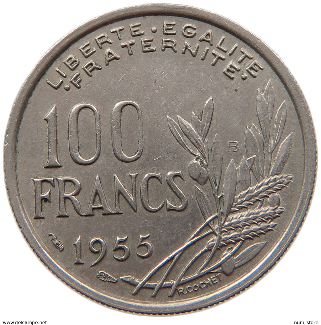 FRANCE 100 FRANCS 1955 B #c063 0343 - 100 Francs