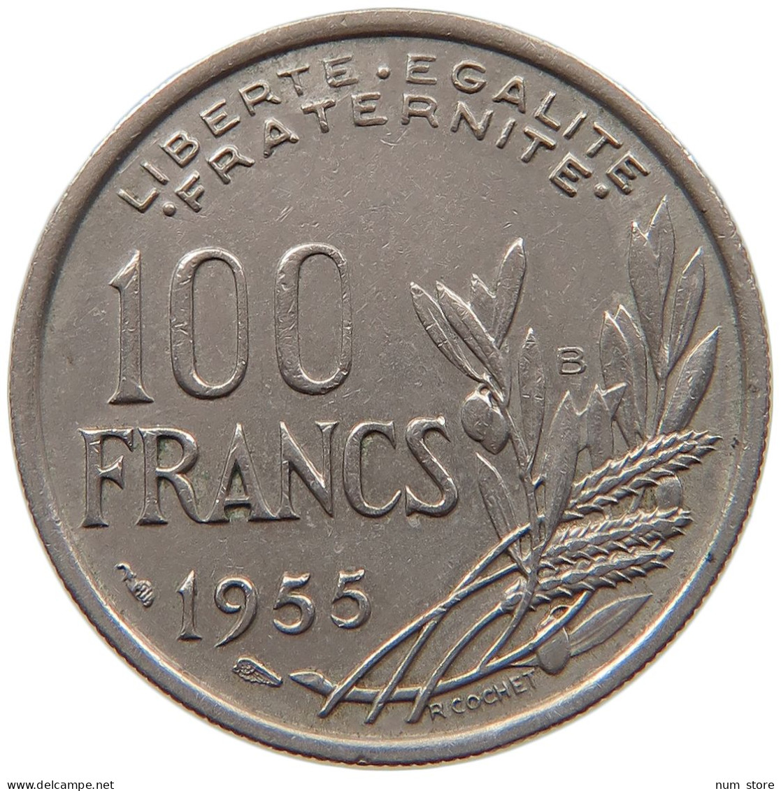 FRANCE 100 FRANCS 1955 B #c063 0331 - 100 Francs