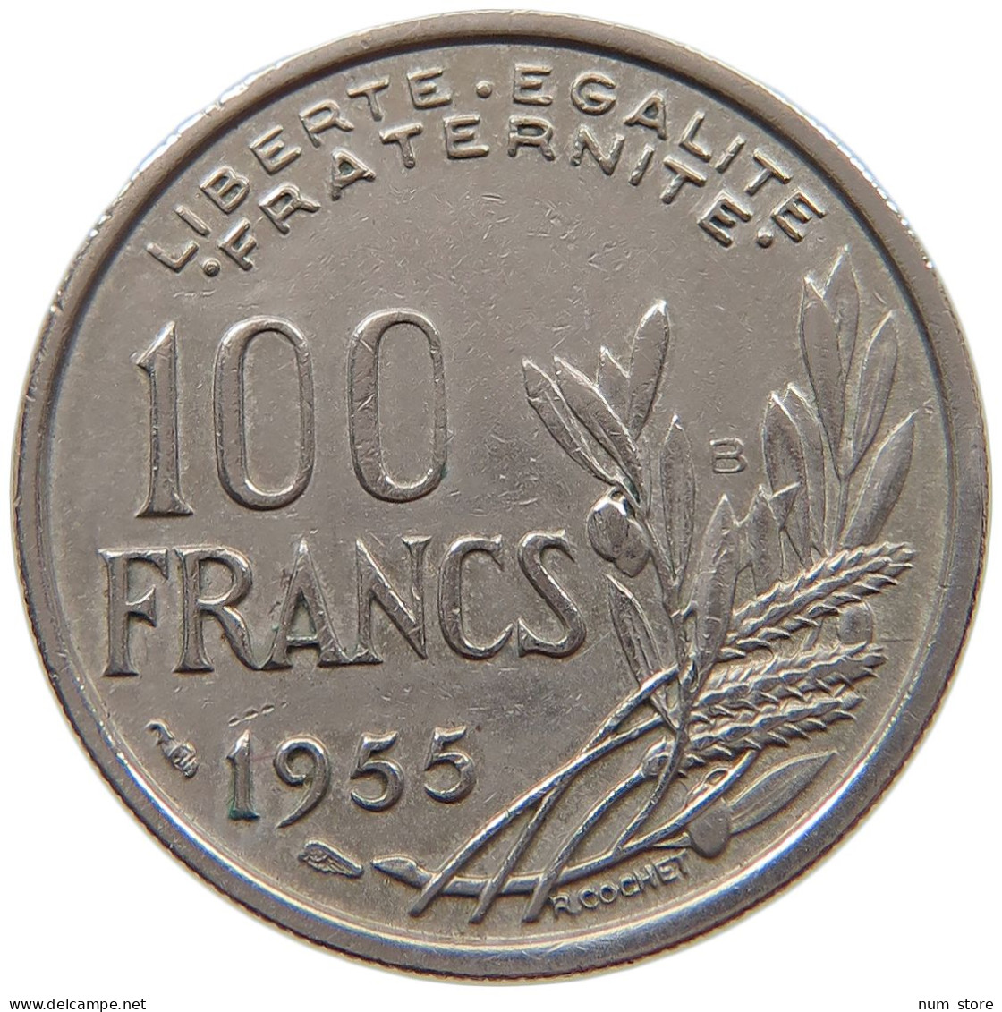 FRANCE 100 FRANCS 1955 B #c058 0403 - 100 Francs