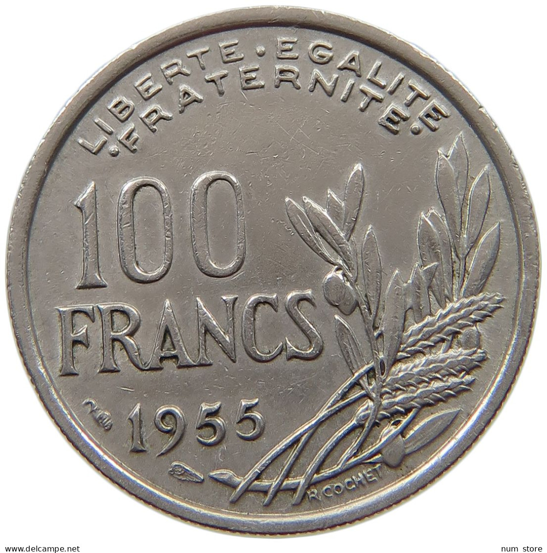 FRANCE 100 FRANCS 1955 #a016 0511 - 100 Francs