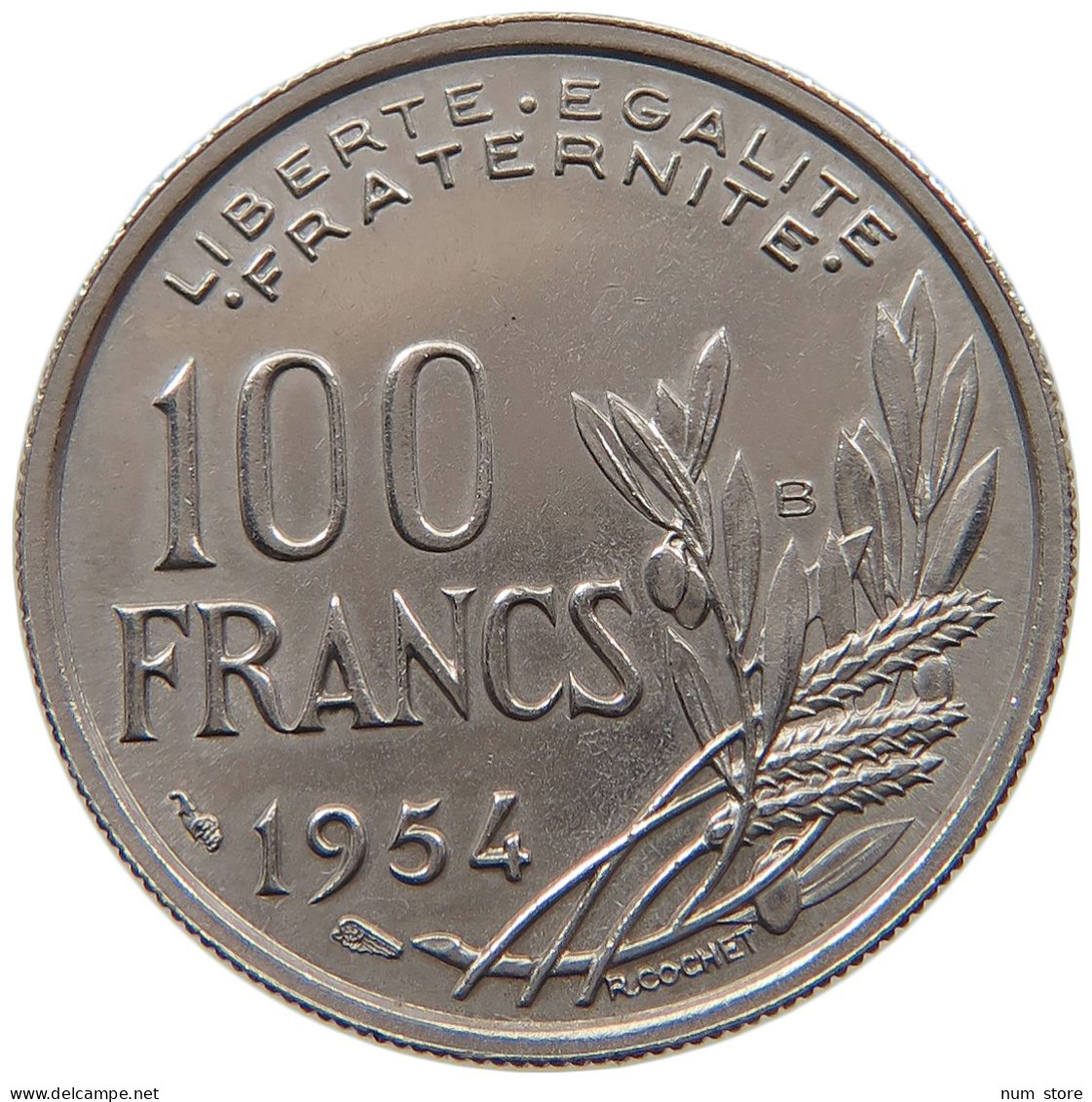 FRANCE 100 FRANCS 1954 B TOP #a045 1127 - 100 Francs